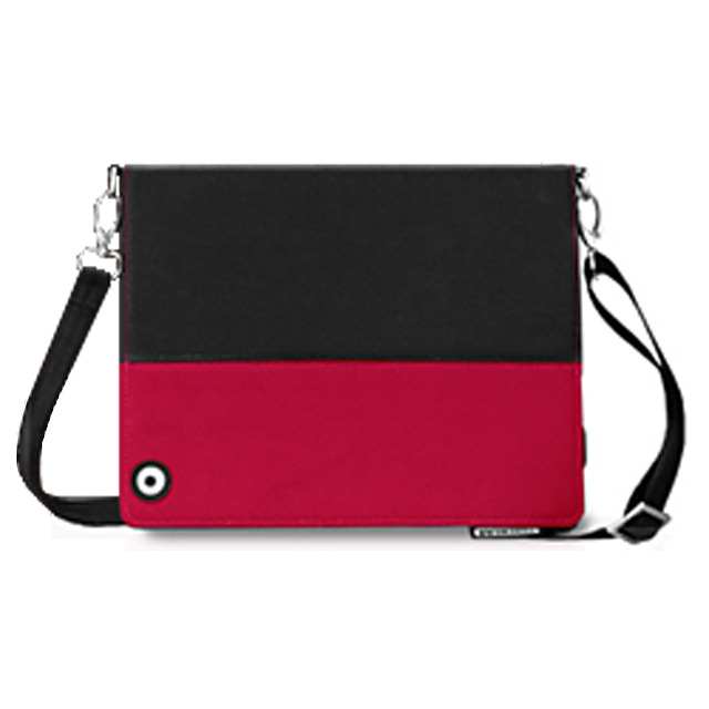 【iPad2 ケース】TUNEFOLIO URBAN for iPad 2G Wide レッド/ブラック