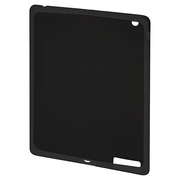 【iPad(第3世代/第4世代) iPad2 ケース】シリコンケース(ブラック)
