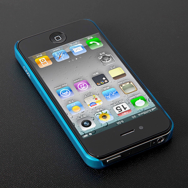 【iPhone4S/4】CAZE Zero 5(0.5mm)UltraThin Matte for iPhone 4 - Blueサブ画像