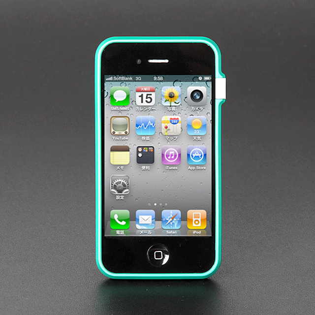 【iPhone4S/4】CAZE ThinEdge frame case for iPhone 4 Bumper - Greengoods_nameサブ画像