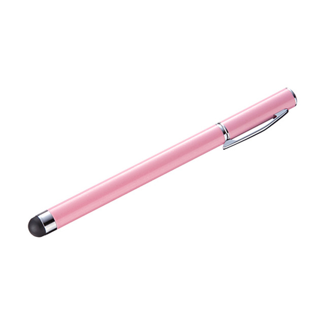 スマートフォン＆タブレット用タッチペン (ピンク)