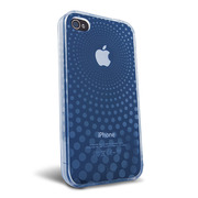 【iPhone4 ケース】Soft Gloss Case ブルー