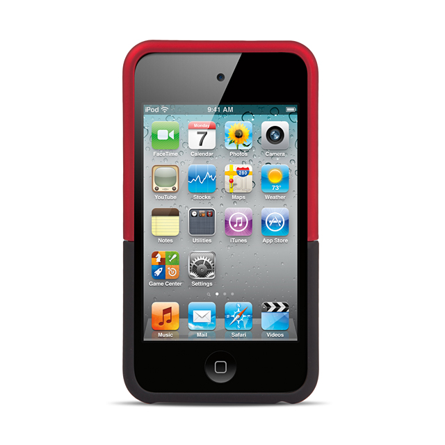 iPod 4 Touch LUXE ORIGINAL レッド/ブラックサブ画像