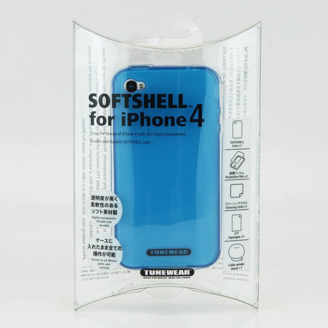SOFTSHELL for iPhone 4 ブルーサブ画像