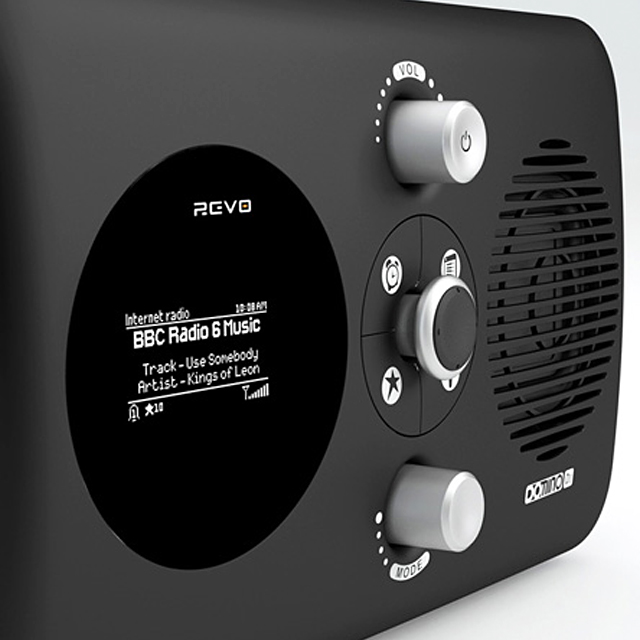 REVO インターネットラジオプレーヤー DOMINO ブラックサブ画像