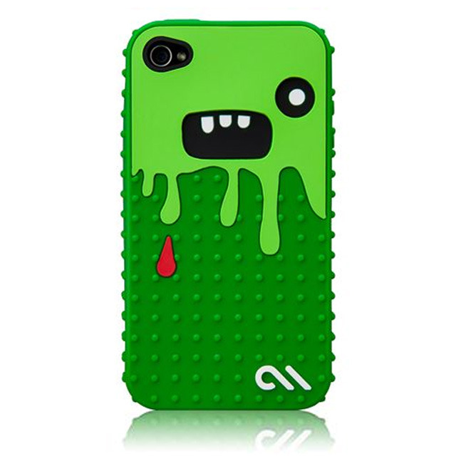 iPhone 4S/4 Creatures： Monsta Case, Dark Green/Green