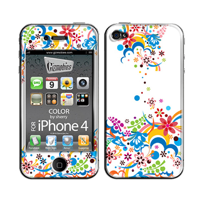 Iphone4s 4 スキンシール Color ギズモビーズ Gizmobies Iphoneケースは Unicase