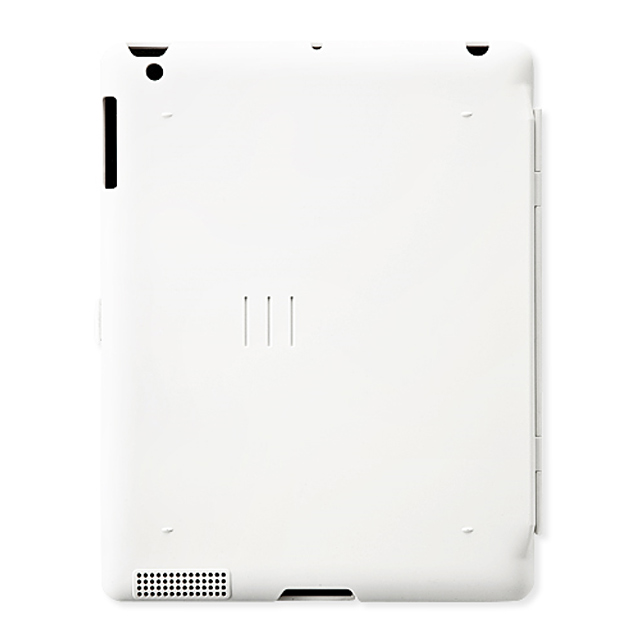 【iPad2 ケース】ハードケース スタンドタイプ ホワイトサブ画像