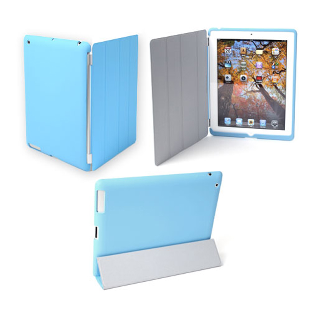 iPad2専用シリコンカバー グリーン スマートカバー対応サブ画像