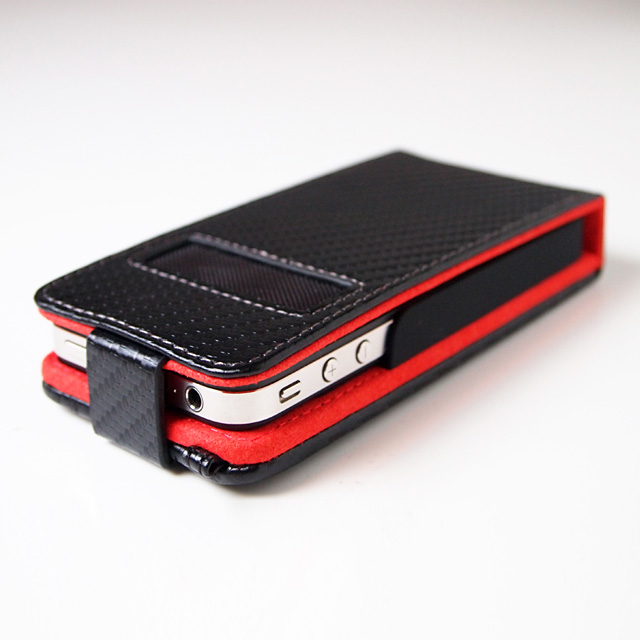 iBattz バッテリー付き iPhone4 革ケース 大容量2000mAhリチウムイオン電池内蔵 Mojo Battery Case LEATHER ブラックgoods_nameサブ画像