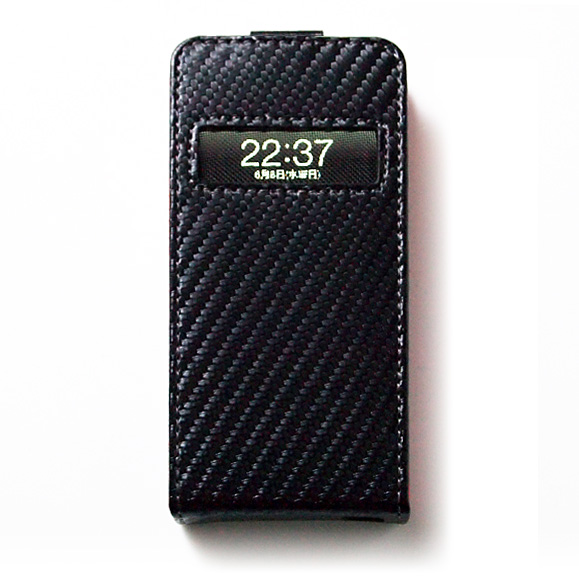 iBattz バッテリー付き iPhone4 革ケース 大容量2000mAhリチウムイオン電池内蔵 Mojo Battery Case LEATHER ブラックサブ画像