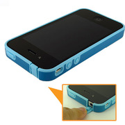 Dustproof case for iPhone4 ターコイズ