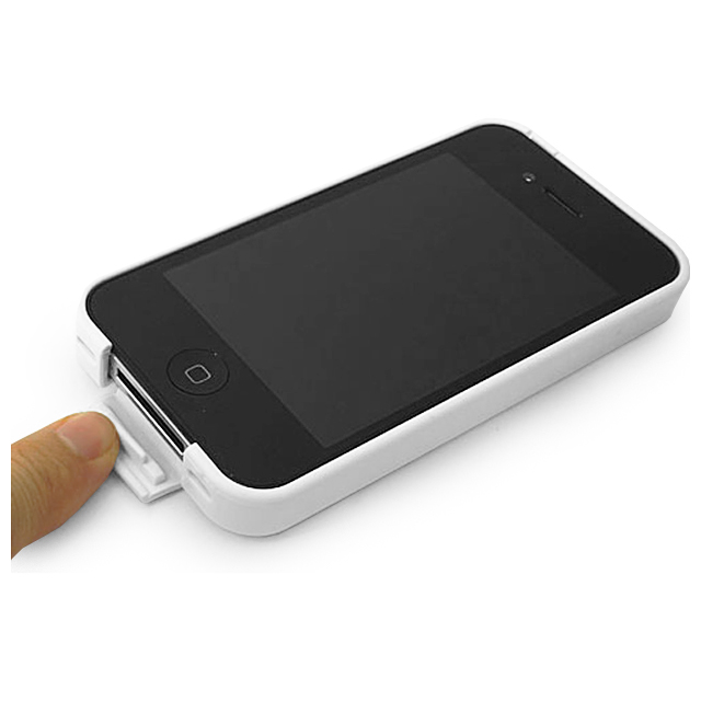 Dustproof case for iPhone4 ホワイトサブ画像