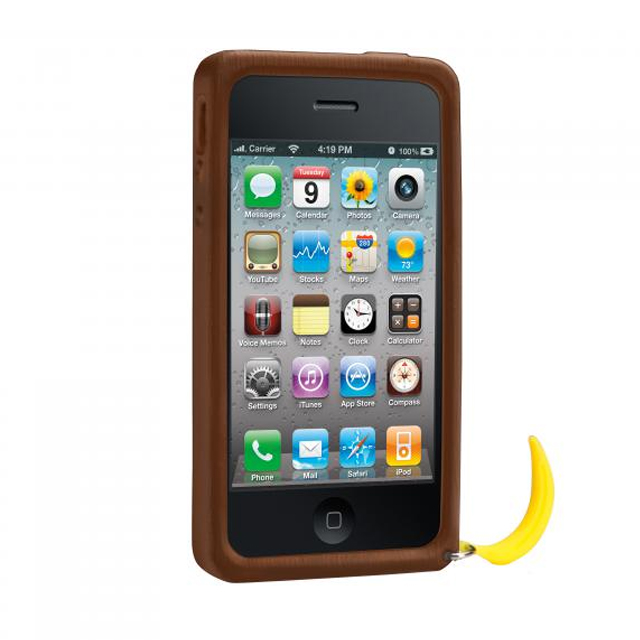 iPhone 4S/4 Creatures： Bubbles Monkey Case, Browngoods_nameサブ画像