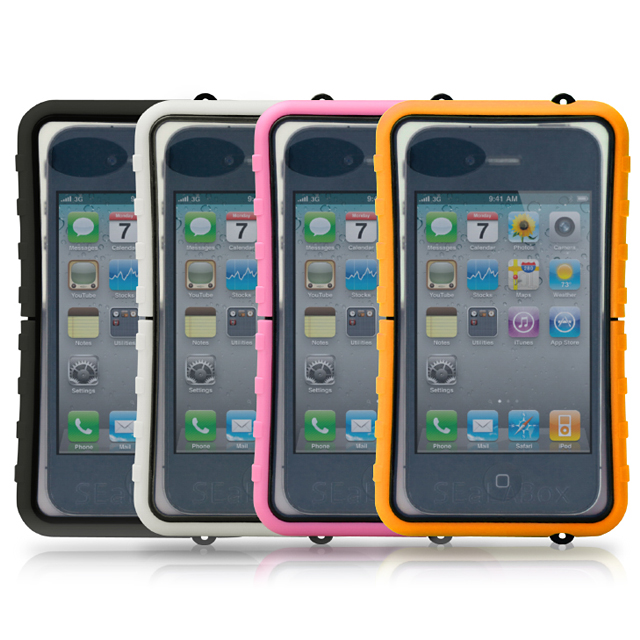 【iPhone4S/4 ケース】Krusell SEaLABox WATERPROOF for iPhone オレンジgoods_nameサブ画像