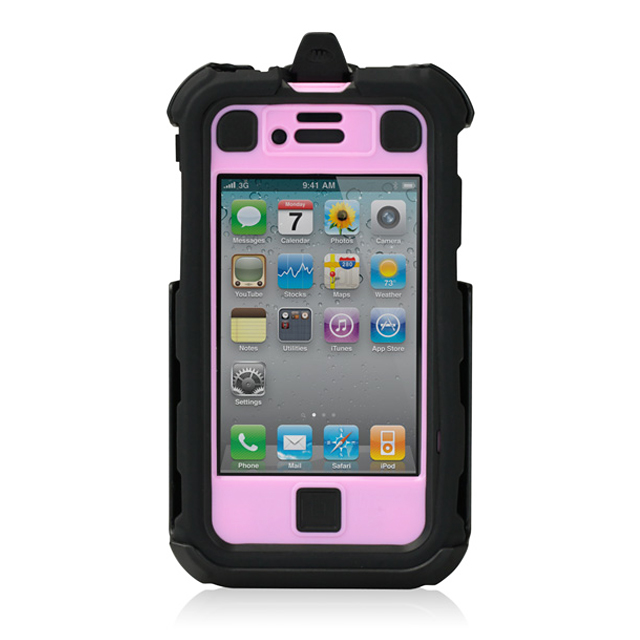 【iPhone4S/4 ケース】Ballistic Hard Core for iPhone 4  ブラック/ピンクサブ画像