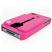 iPhone4S/4用カードホルダー付きケース minimalist4 for iPhone4 ピンク
