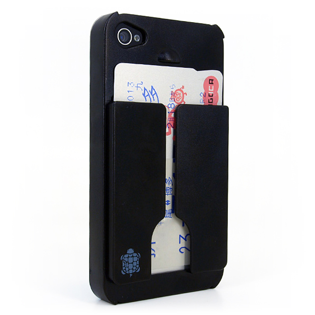 iPhone4S/4用カードホルダー付きケース minimalist4 for iPhone4 ブラックサブ画像