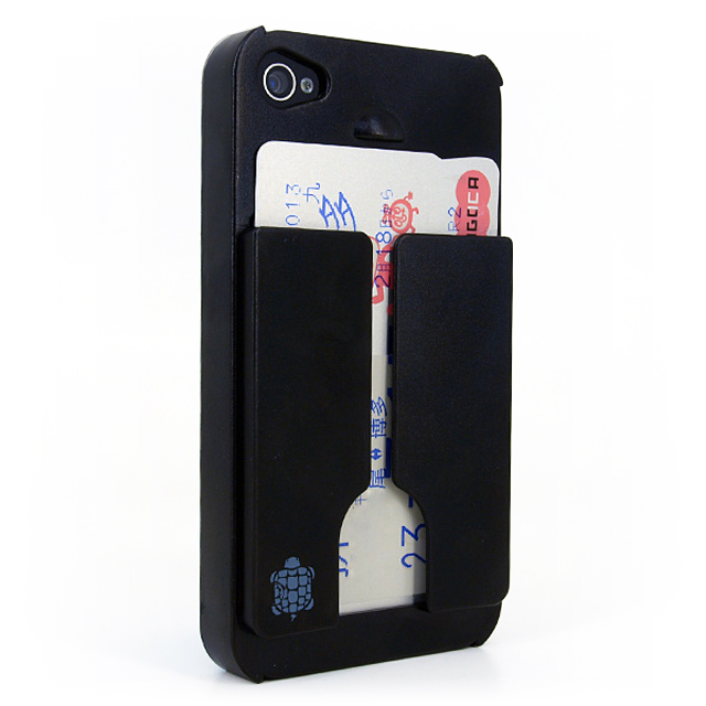 iPhone4S/4用カードホルダー付きケース minimalist4 for iPhone4 ブラックgoods_nameサブ画像