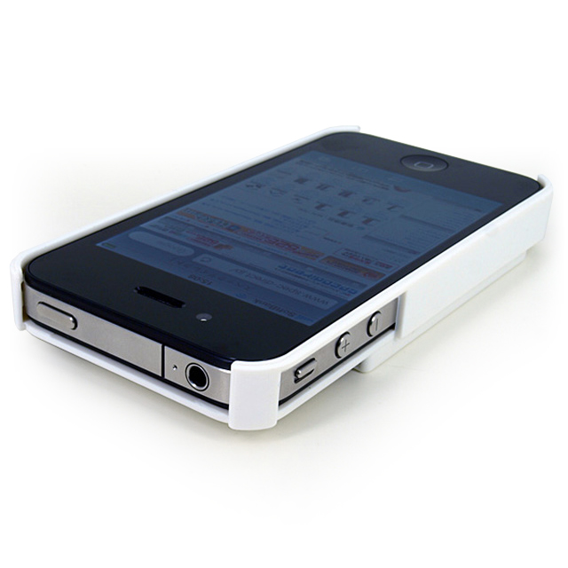 iPhone4S/4用カードホルダー付きケース minimalist4 for iPhone4 ホワイトサブ画像