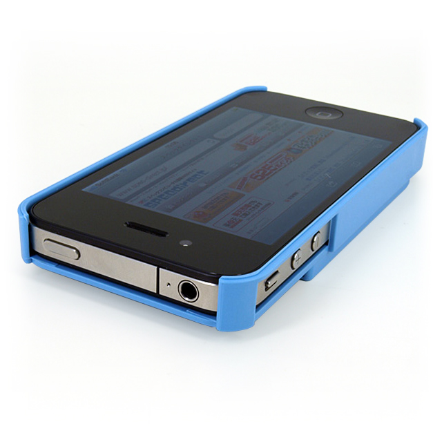 iPhone4S/4用カードホルダー付きケース minimalist4 for iPhone4 スカイブルーサブ画像