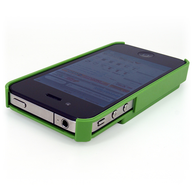 iPhone4S/4用カードホルダー付きケース minimalist4 for iPhone4 グリーンサブ画像