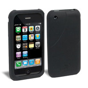 iFrogz iPhone3G用シリコンジャケット  Designed in USA WRAPZ(ラップ) ブラック