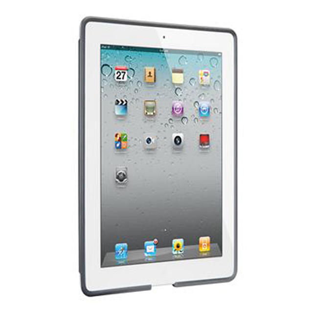 【iPad2 ケース】POP! w/ Stand, White/Cool Greygoods_nameサブ画像