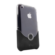 iFrogz iPhone3G用ハードケース  Designed in USA LUXE クリアー･ブラック
