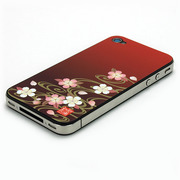 iPhone4彩装飾ｼｰﾄ(流水に桜)