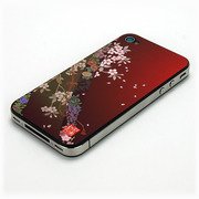 iPhone4彩装飾ｼｰﾄ(御簾に桜)