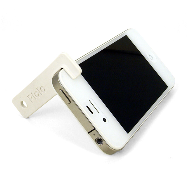 iPhone4S/4用スタンド『Piolo for iPhone4』(オフホワイト)goods_nameサブ画像