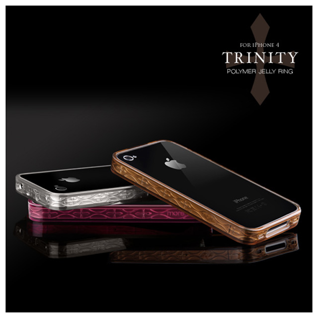 【iPhone4 ケース】Trinity Jelly Ring for iPhone 4 Burgundy ワインレッドサブ画像