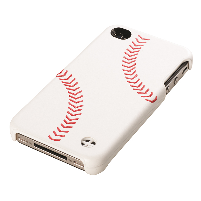【iPhone4S/4 ケース】TREXTA 015530 iPhone 4用 本革張りハードケース スポーツ ベースボールサブ画像