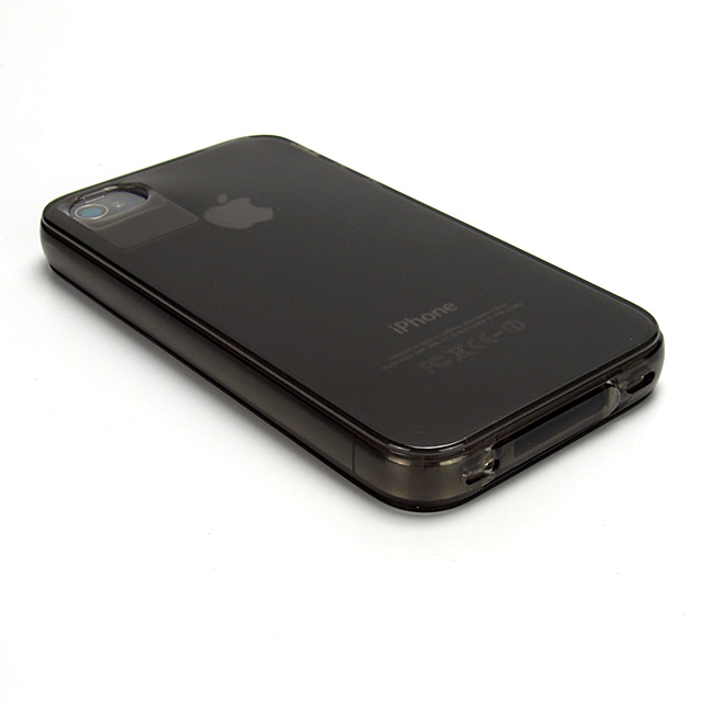 iPhone4用ソフトケース Dustproof GEL cover for iPhone4 ブラックサブ画像