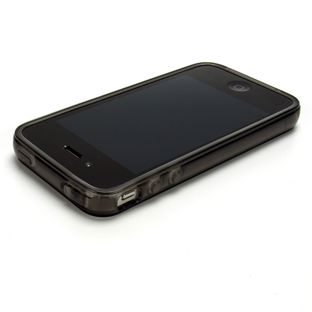 iPhone4用ソフトケース Dustproof GEL cover for iPhone4 ブラックサブ画像