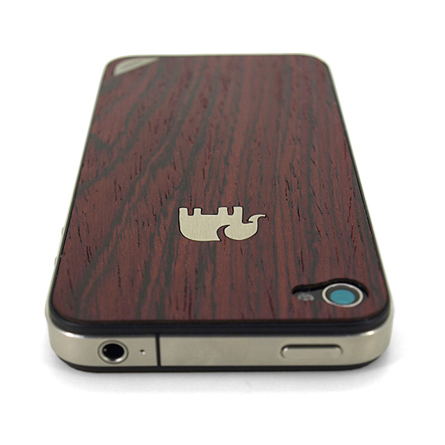 iPhone4用ウッドスキンシート TRUNKET wood skin for iPhone4 ヴァイオレットサブ画像