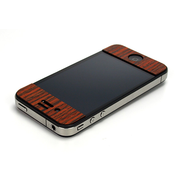iPhone4用ウッドスキンシート TRUNKET wood skin for iPhone4 オレンジサブ画像