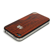 iPhone4用ウッドスキンシート TRUNKET wood skin for iPhone4 オレンジ