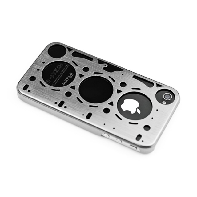 【iPhone4S/4 ケース】GASKET SILVERサブ画像