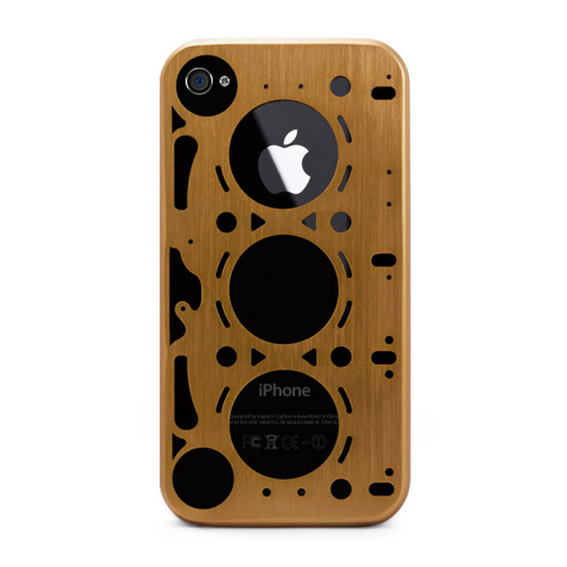 【iPhone4S/4 ケース】GASKET GOLD