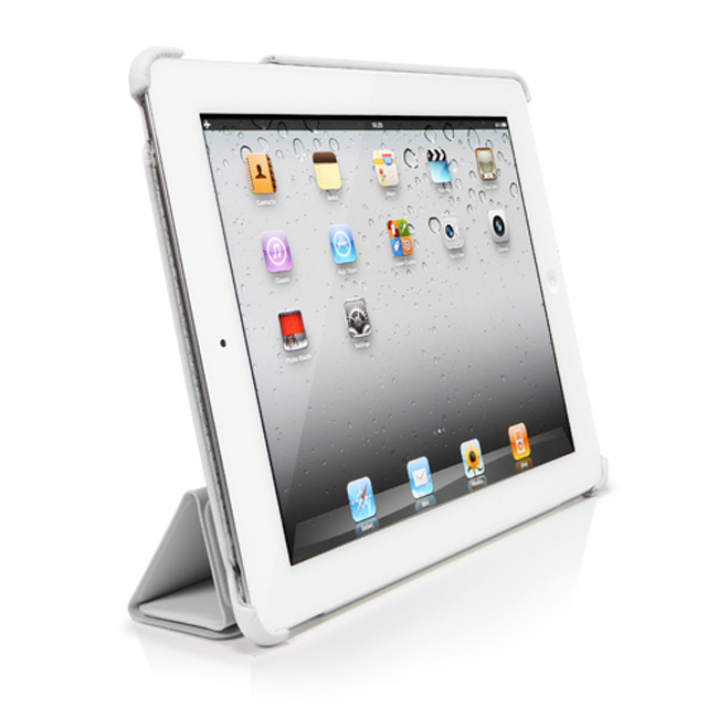 【ipad2 ケース】SGP Leather Case Griff for iPad2 Whiteサブ画像