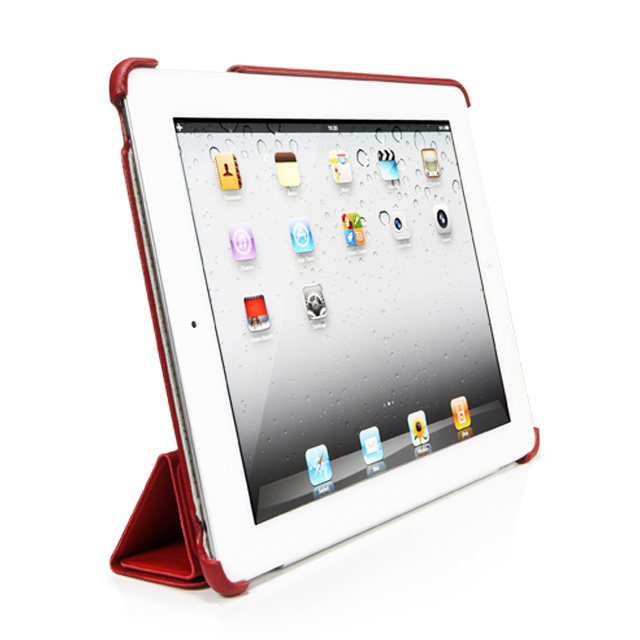 【ipad2 ケース】SGP Leather Case Griff for iPad2 Dante Redサブ画像