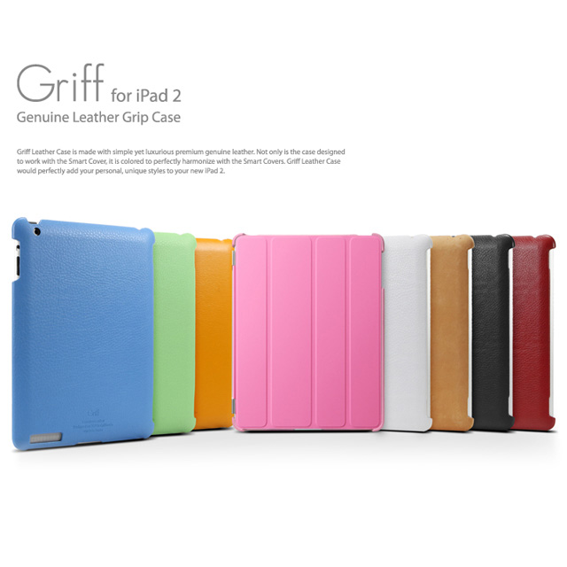 【ipad2 ケース】SGP Leather Case Griff for iPad2 Sherbet Pinkサブ画像