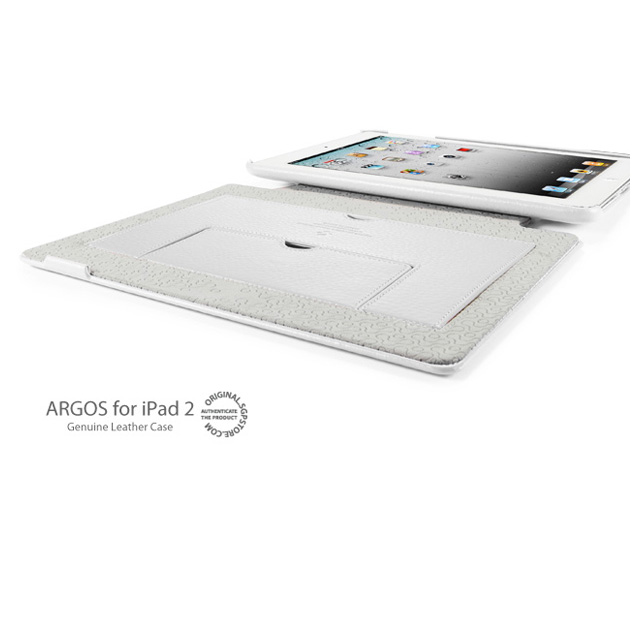 【ipad2 ケース】SGP Leather Case ARGOS for iPad2 Whiteサブ画像