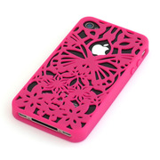 【iPhone4 ケース】SweetCase for iPhone4 ”Butterfly”(pink)
