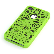 【iPhone4 ケース】SweetCase for iPhone4 ”Butterfly”(green)