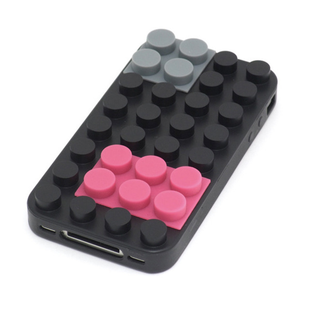 【iPhone4 ケース】BlockCase for iPhone4(black)