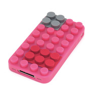 【iPhone4 ケース】BlockCase for iPhone4(pink)