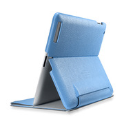 【ipad2 ケース】SGP Leather Case Leinwand for iPad2 Tender Blue